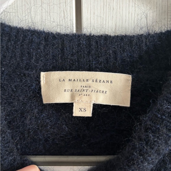 Sezane Black Sweater - Picture 3 of 4